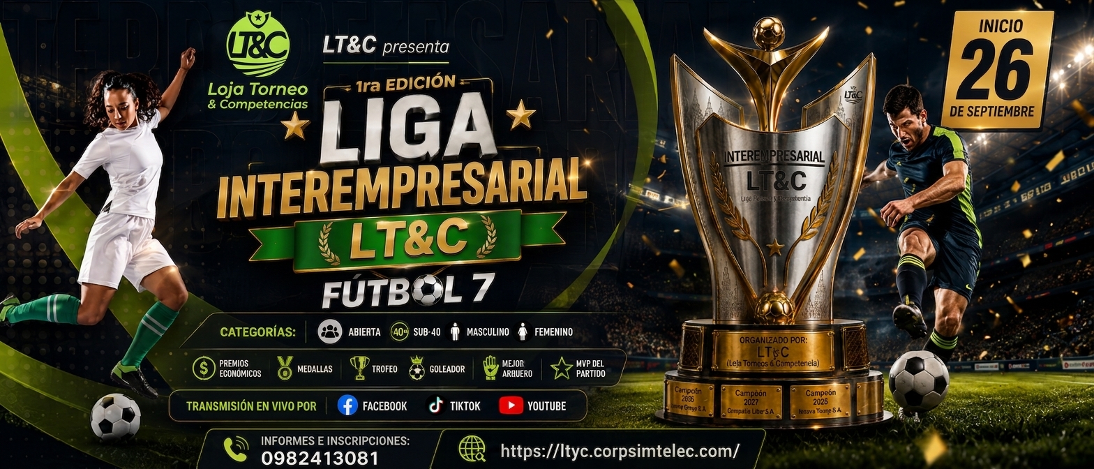 1ra edicion Liga Interempresarial LT&C Futbol 7